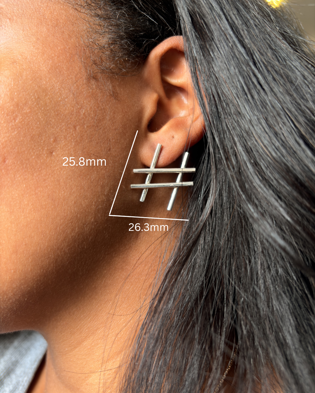 Kelly Praise parallel earrings