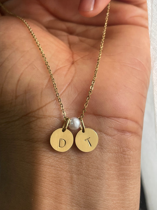 Pearl Disc Necklace-Kelly Praise