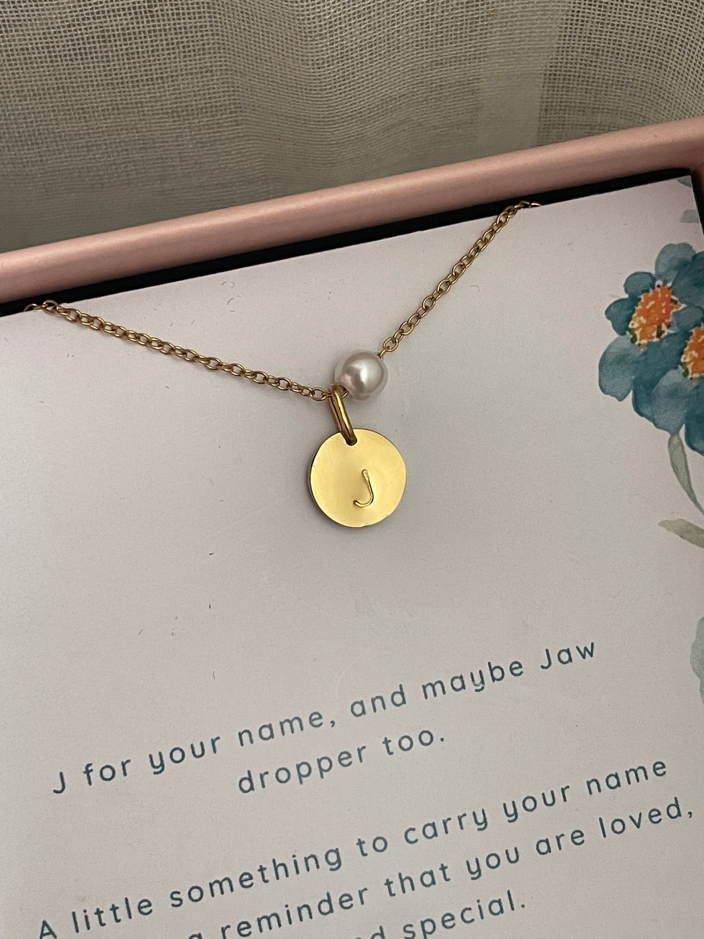 Pearl Disc Necklace-Kelly Praise