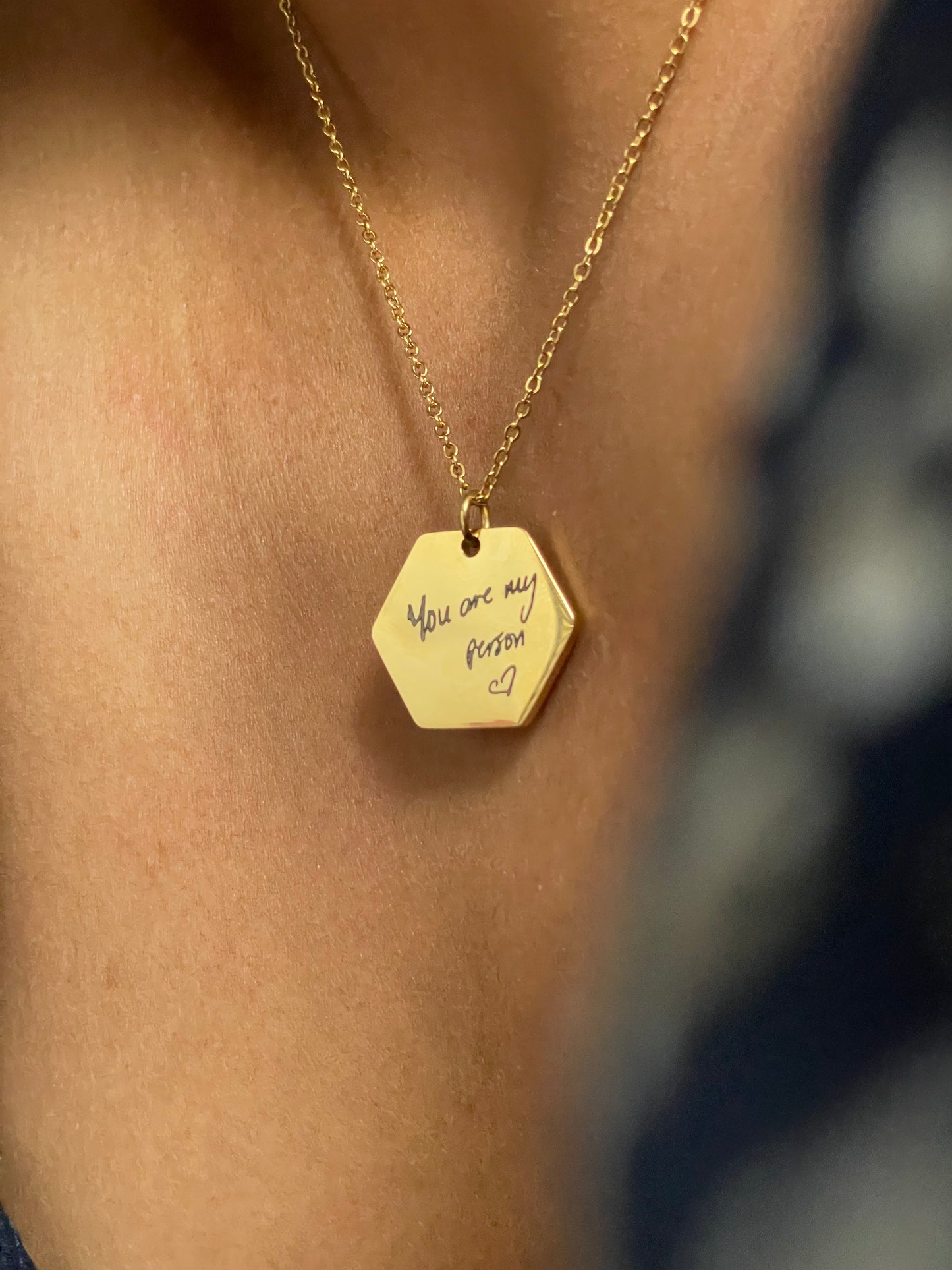 Hexagon tablet-Kelly Praise