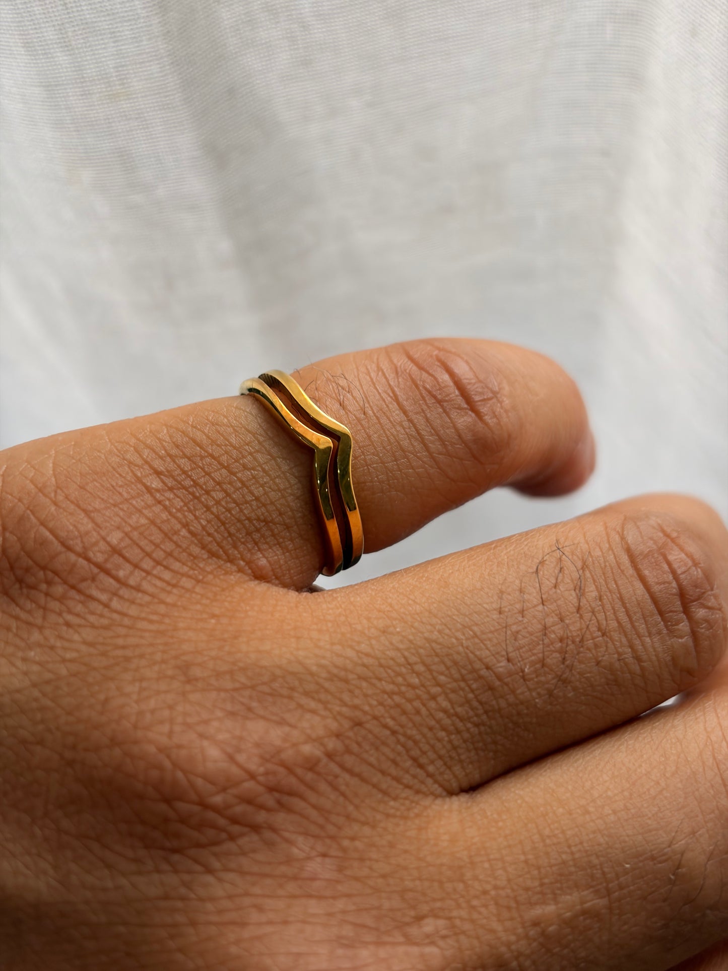 KP Anchor Stacker Ring (SIZE 6 ONLY)