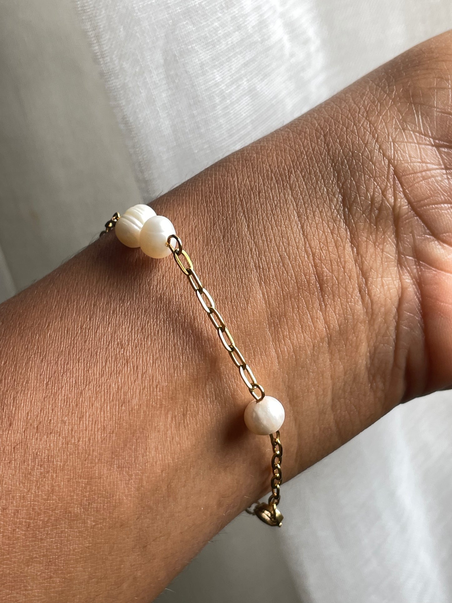 Pearl Chain bracelet-Kelly Praise