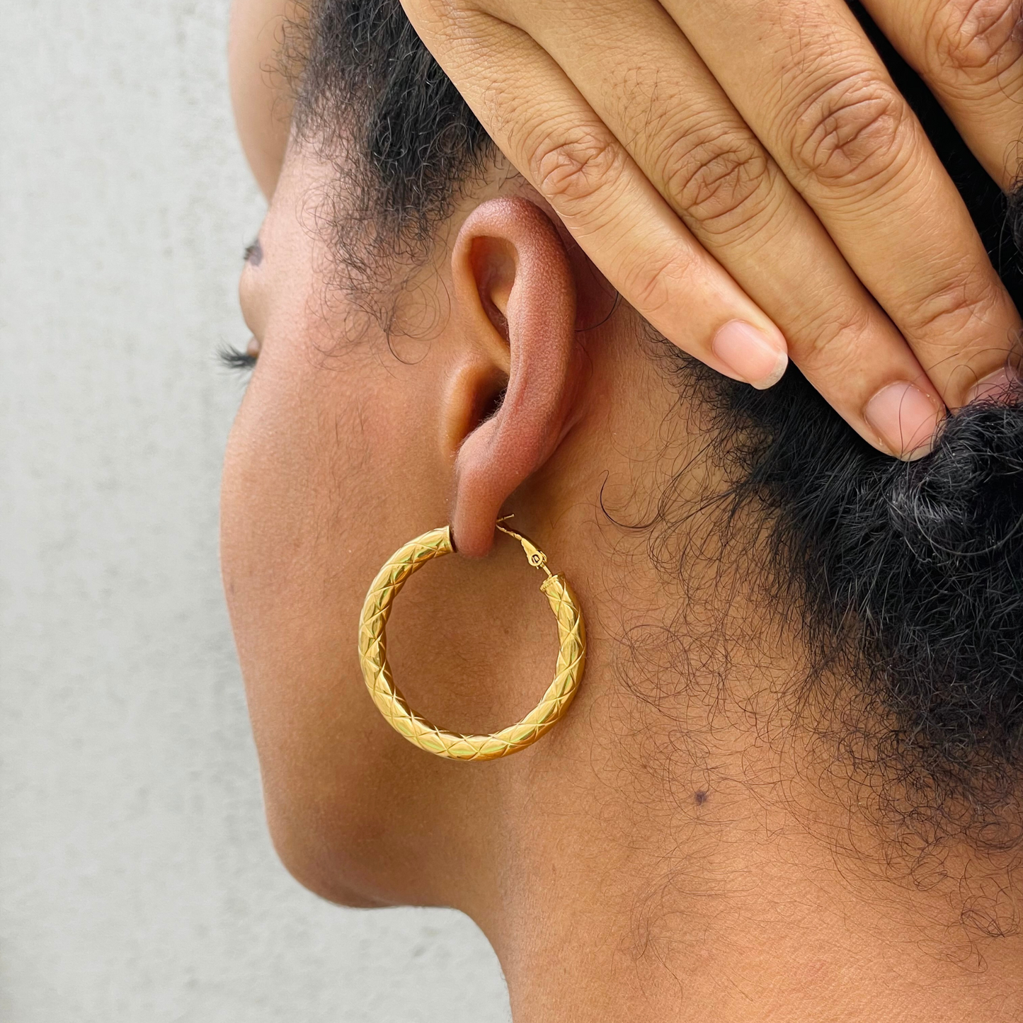 KP X Patterned Hoops