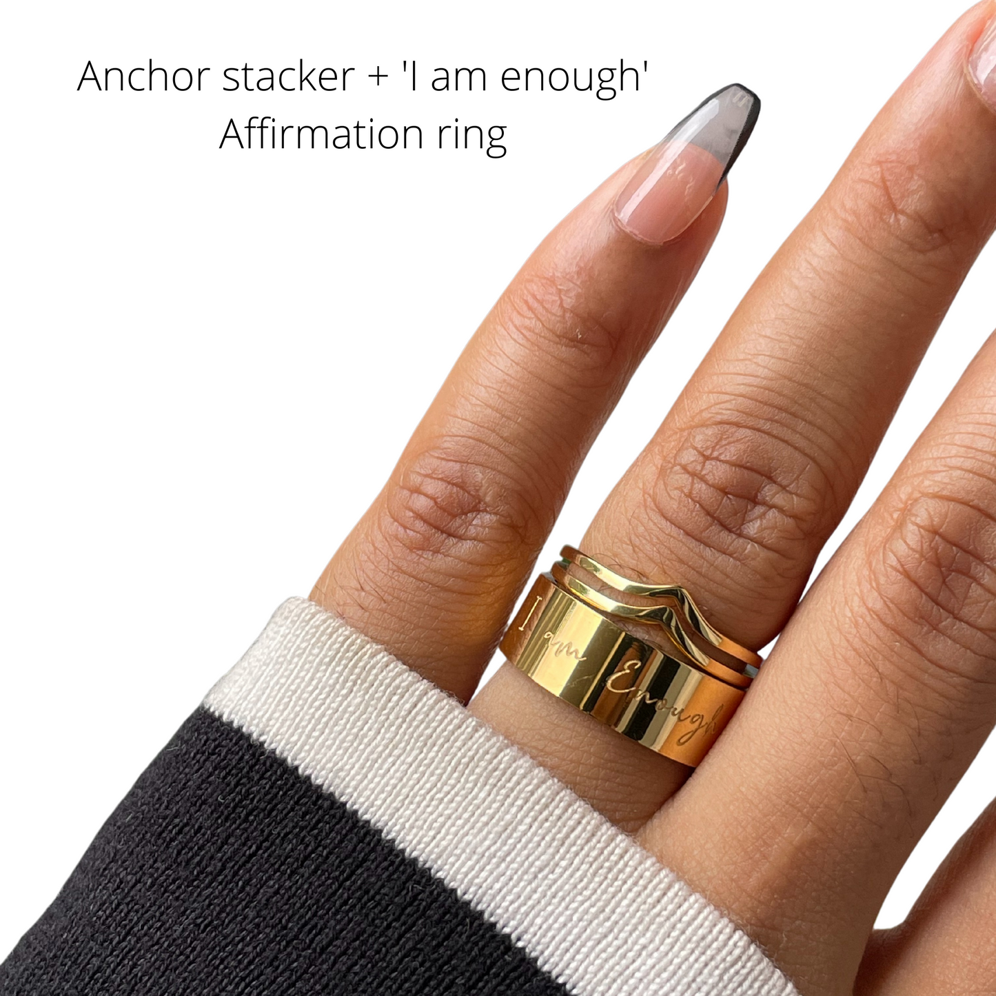 KP Anchor Stacker Ring-Kelly Praise