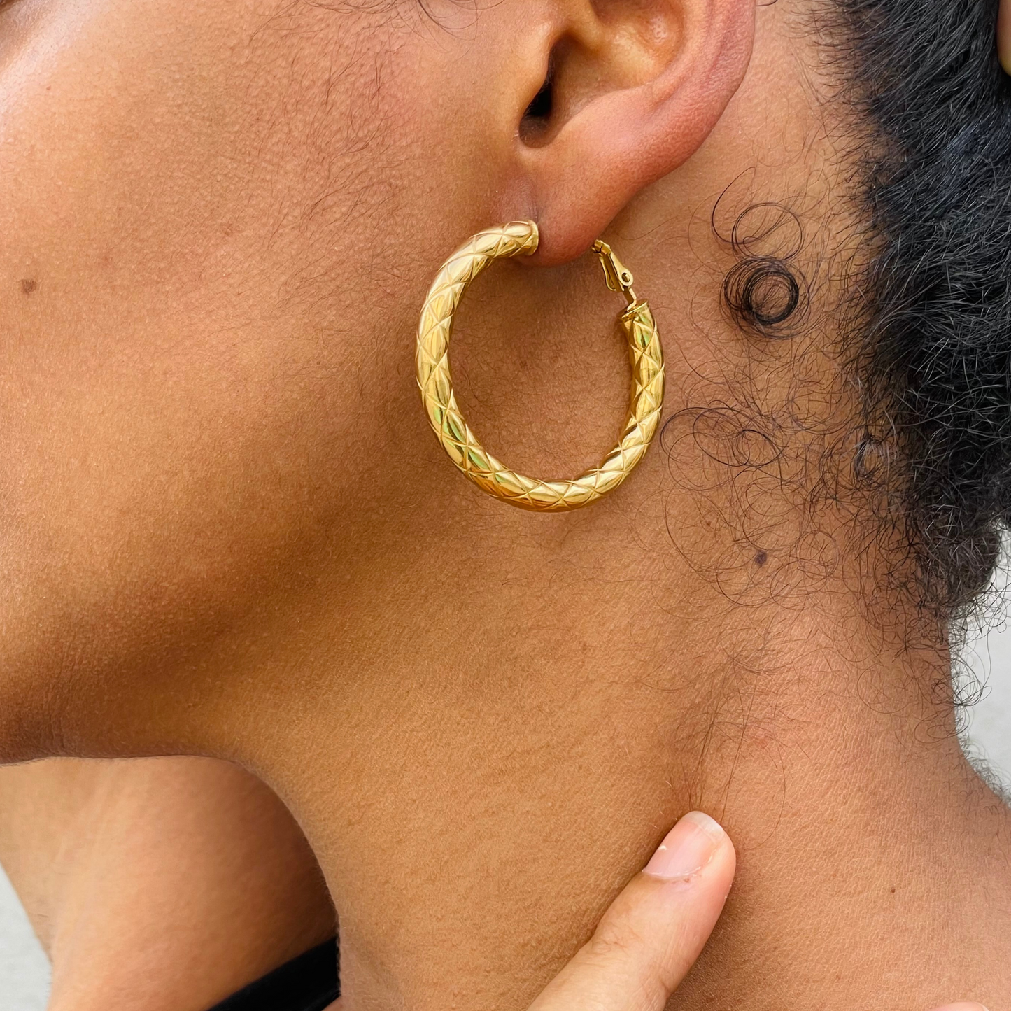 KP X Patterned Hoops