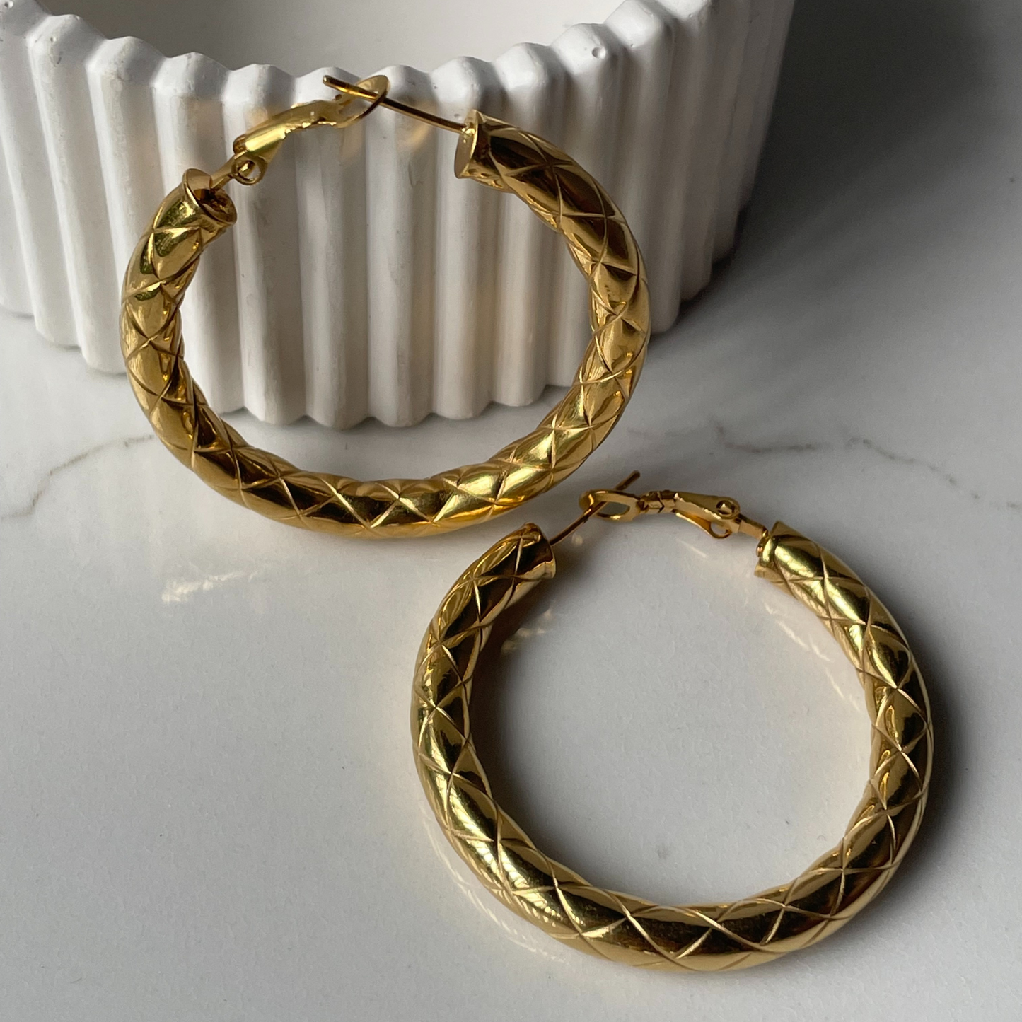 KP X Patterned Hoops