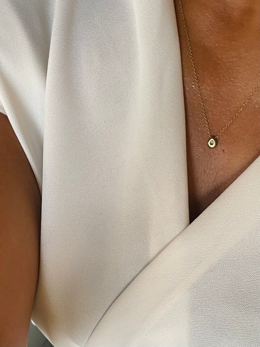 Teardrop dainty necklace