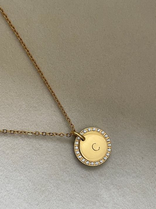 Halo Disc Necklace
