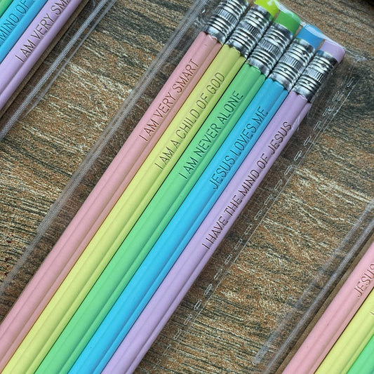 2B Affirmation Pencils (Set of 5)