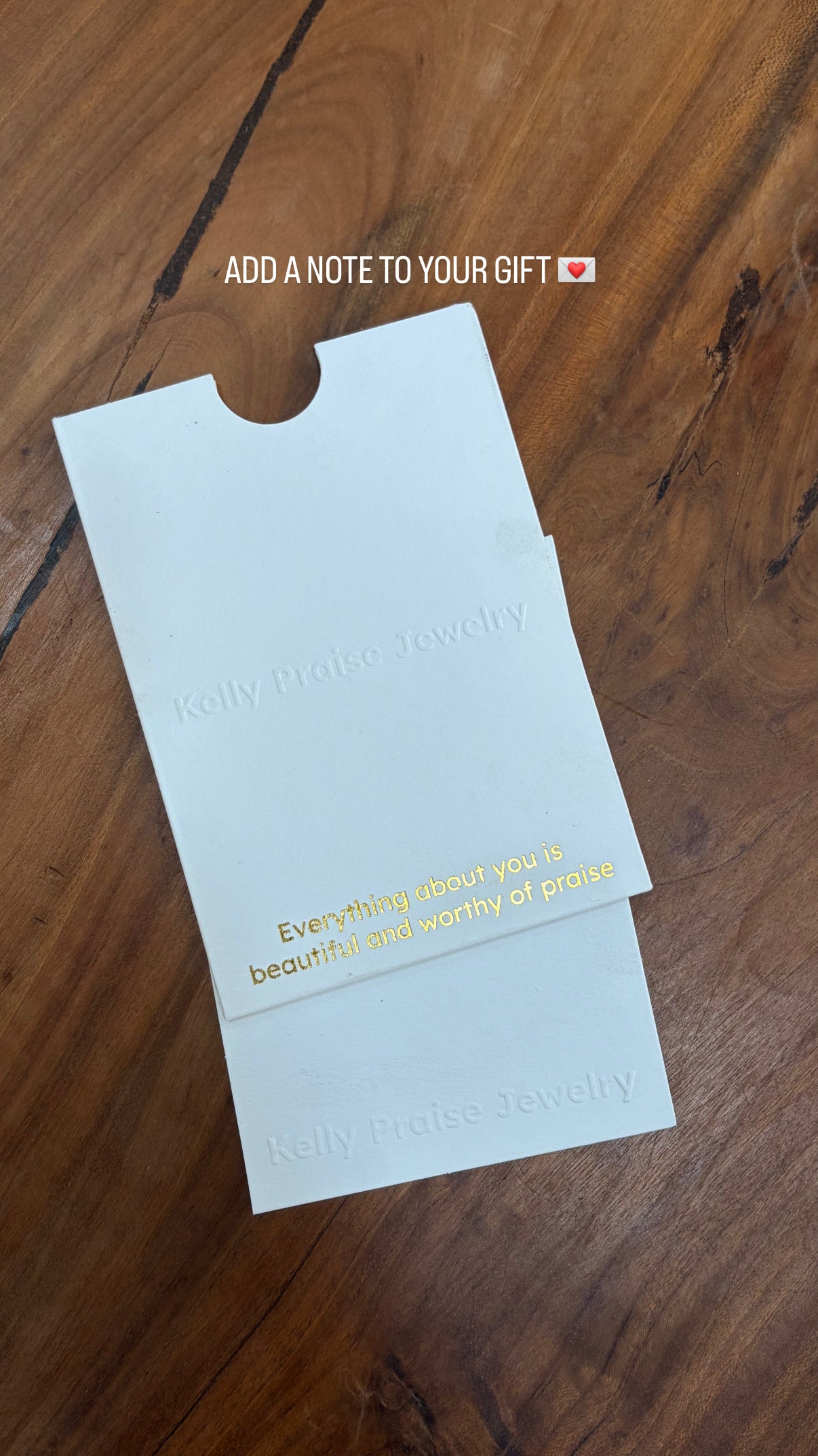 Add a note to your order