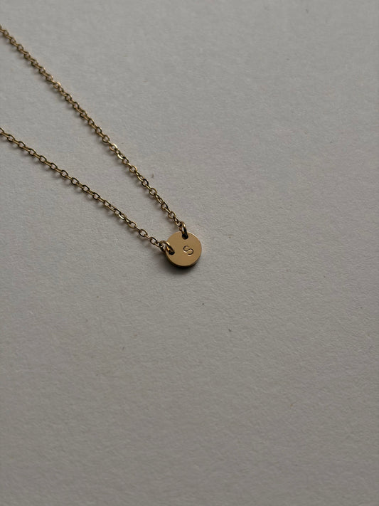3mm coin choker necklace (customizable)