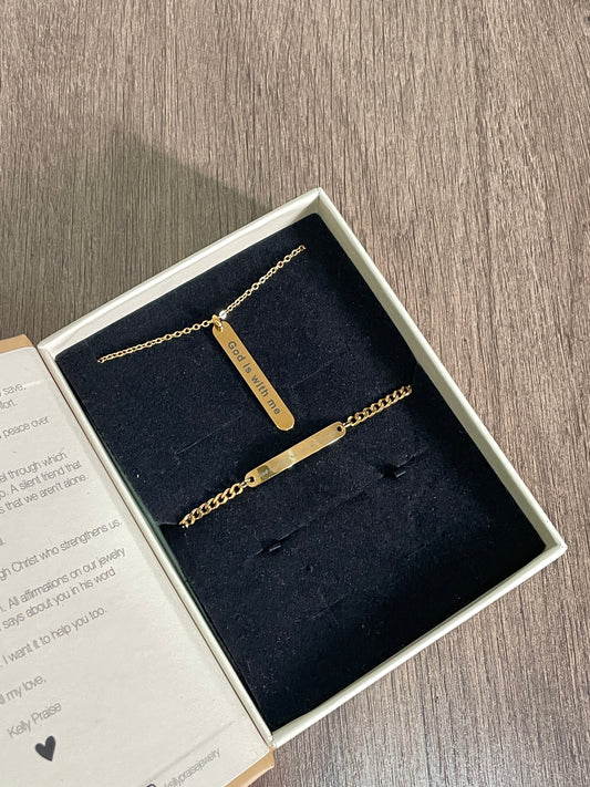 Bond Duo Set  (Necklace + Bracelet)