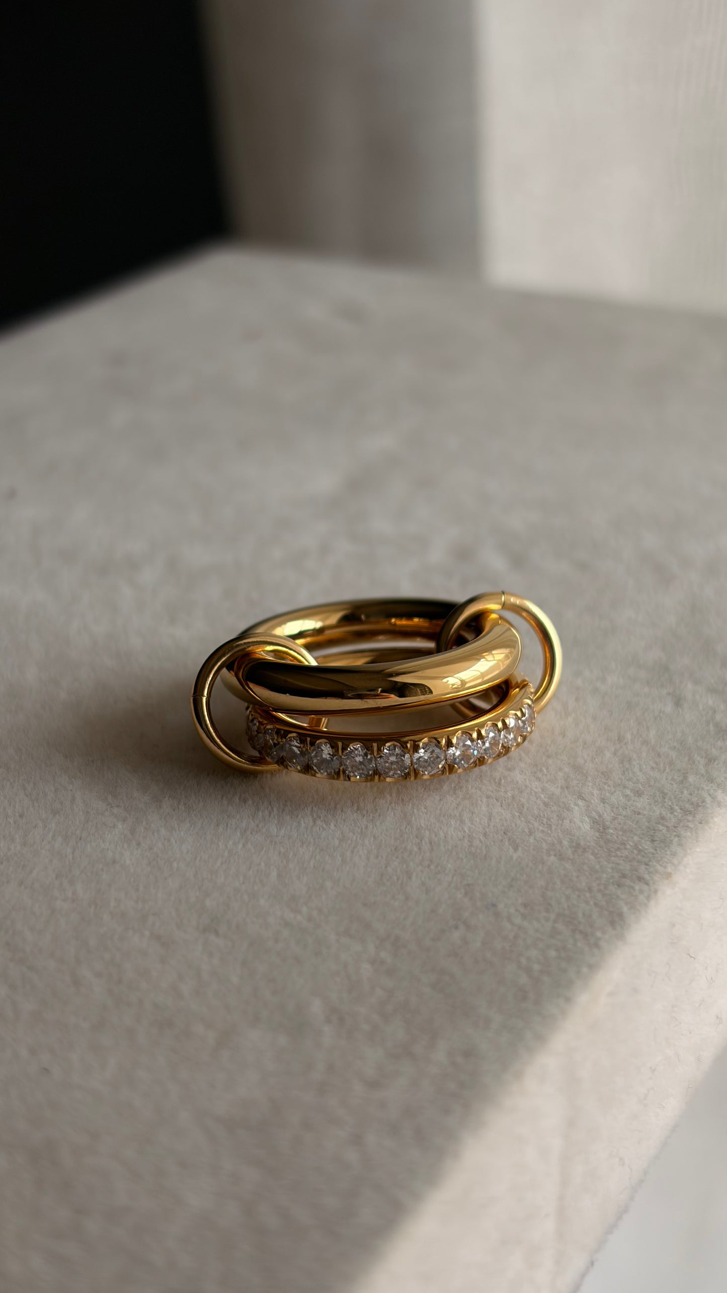 Linked Duo ring