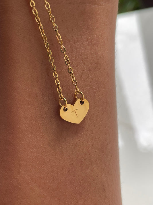 Dainty heart necklace-Kelly Praise