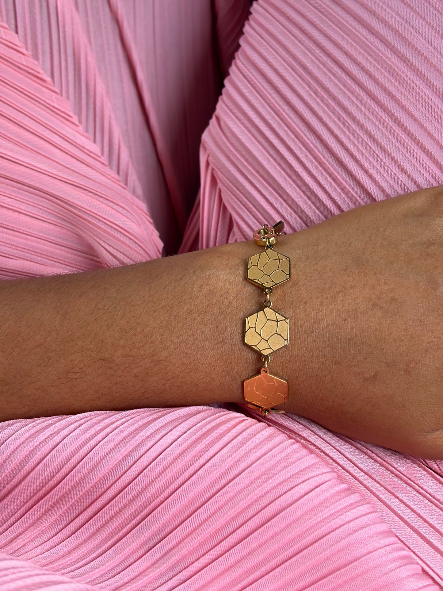 Kintsugi chain bracelet