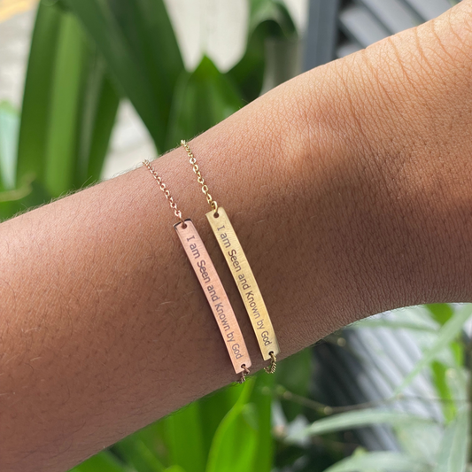 I am Seen and Known by God Affirmation Bracelet-Kelly Praise